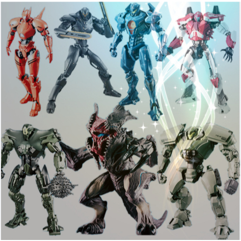 Bộ Pacific Rim 2 Robot Iron Fist Phoenix Vengeance Ranger Rage Obsidian ...