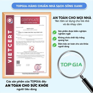 Khăn ướt mini cao cấp Topgia 1 gói 8 tờ không cồn không parabens dành cho em bé