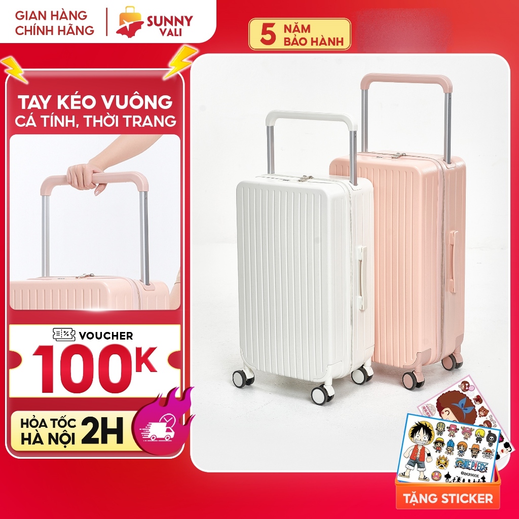 Ảnh Vali kéo du lịch SUNNY LUNA chính hãng size 20-24, xách tay-kí gửi hạn chế va đập 2
