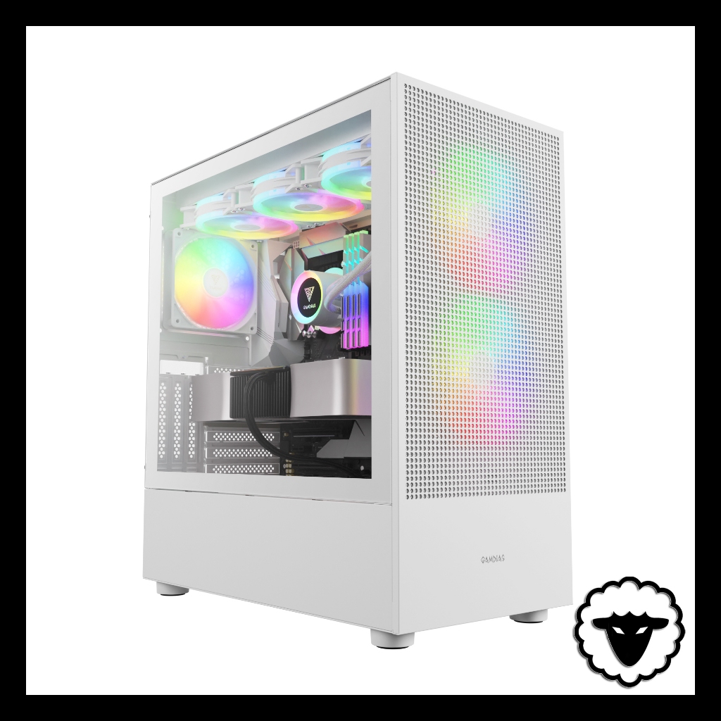 Case Vỏ MONTECH XR WHITE (SẴN 3 FAN LED) | Shopee Việt Nam