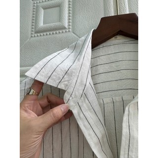 [JUNE LINEN] A20N. Áo sơ mi Nam Linen tưng premium tay ngắn. Form cao trên 1m7. NHIỀU MÀU
