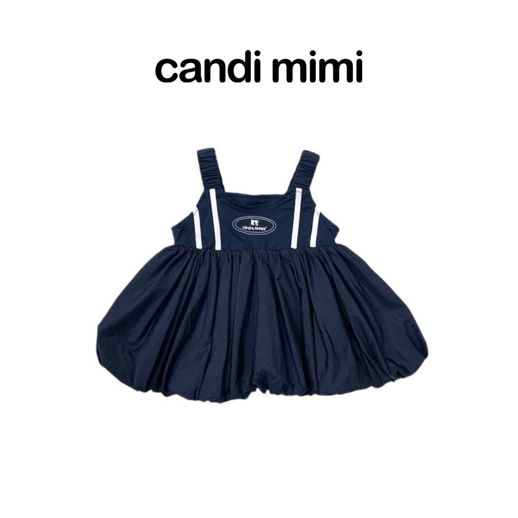 CANDI MIMI Áo babydoll phong cách sporty - Phong cách Hàn Quốc