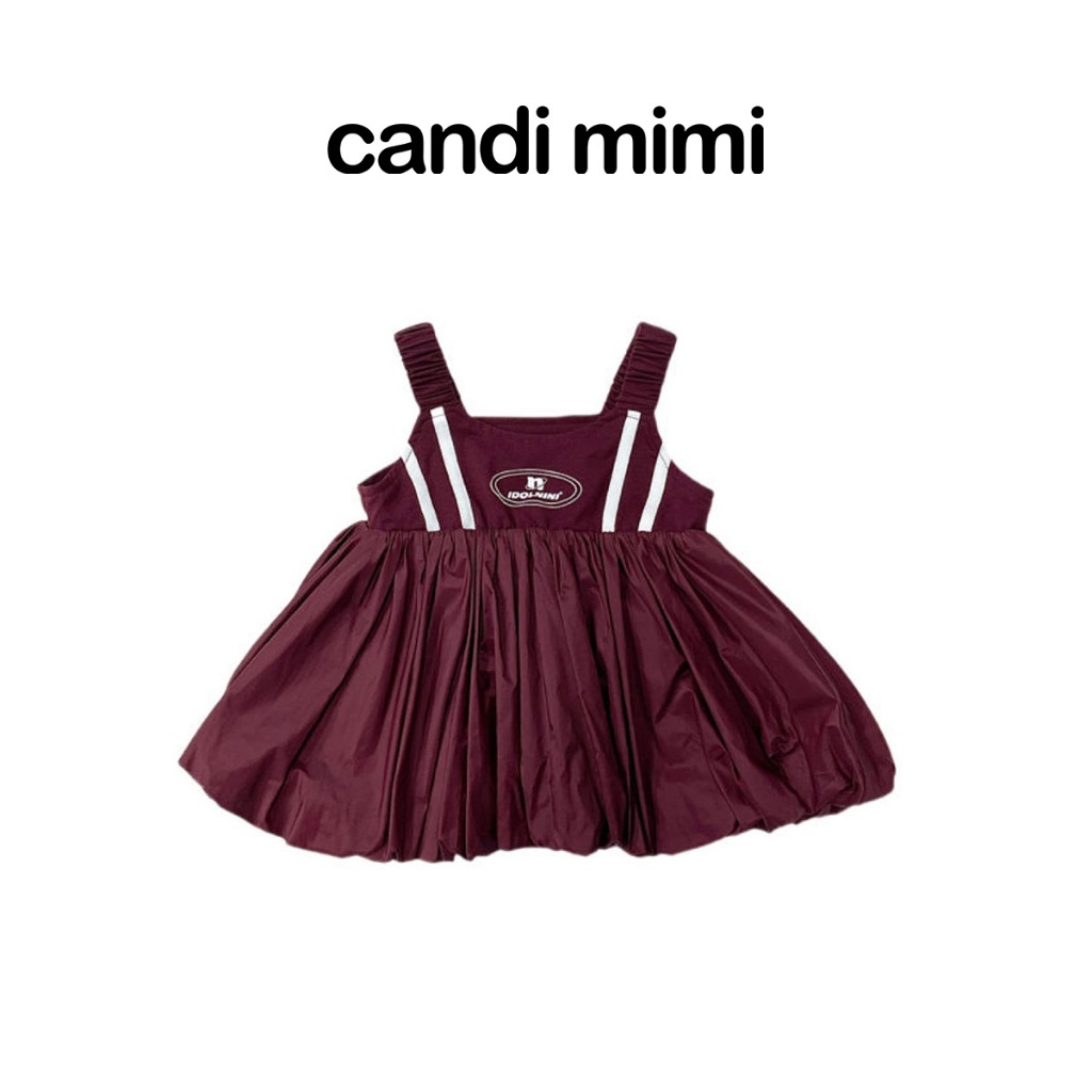 CANDI MIMI Áo babydoll phong cách sporty - Phong cách Hàn Quốc