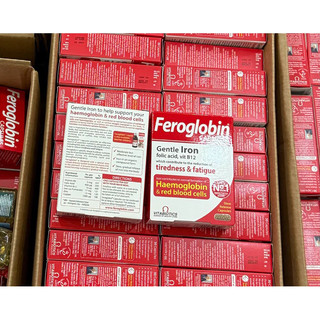 Viên uống bổ máu Feroglobin Vitabiotics 30viên hàng Anh Quốc cung cấp Kẽm, Đồng, Folic, B12, B6