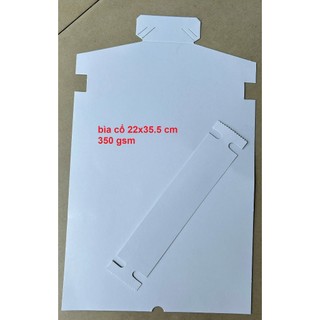 combo 100 cái bìa lưng lót áo sơ mi 22x35.5 cm định lượng 350 gsm