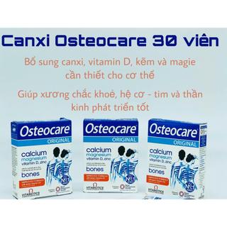 Viên uống chắc khoẻ xương OsteoCare Original Vitabiotics 30v Kẽm, Magie, và Vitamin D3 của Anh Quốc