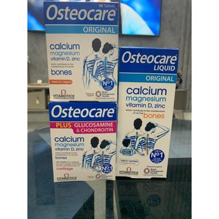 Viên uống chắc khoẻ xương OsteoCare Original Vitabiotics 30v Kẽm, Magie, và Vitamin D3 của Anh Quốc