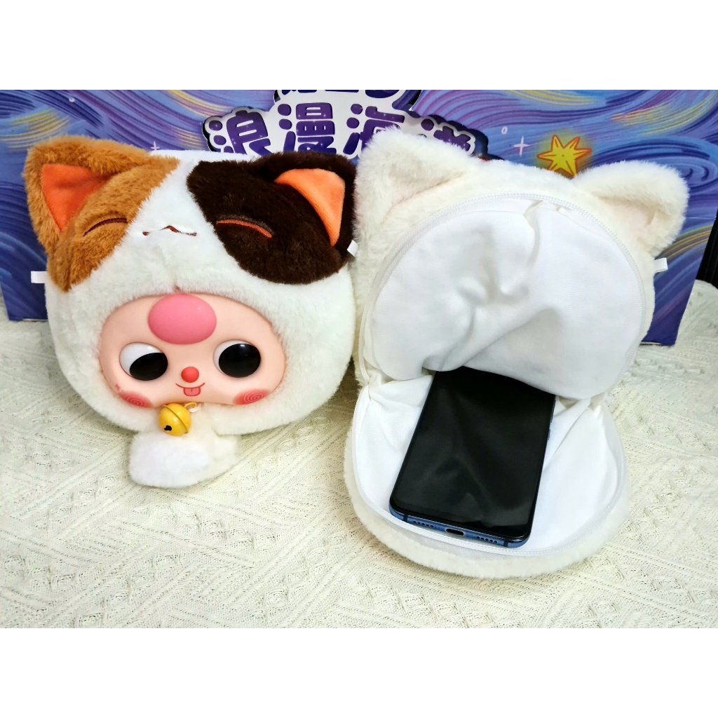 Túi đeo chéo đeo vai hình mèo cho bé đeo đi chơi hay du lịch kích thước 19x29Cm