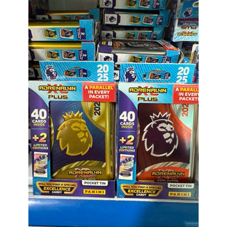 [ Mini Tin PLUS 2025 ] Hộp Thẻ Loại Nhỏ Panini AdrenaLyn Premier League Mini Tin PLUS 2025 24/25( 42 Thẻ )