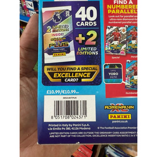 [ Mini Tin PLUS 2025 ] Hộp Thẻ Loại Nhỏ Panini AdrenaLyn Premier League Mini Tin PLUS 2025 24/25( 42 Thẻ )