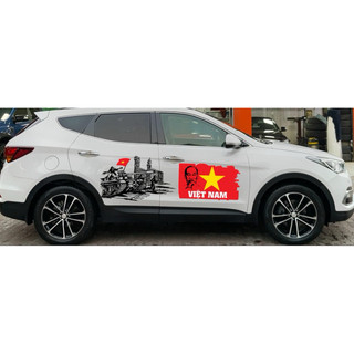 Tem 2 bên Sườn Xe Ô tô C300 -KIA -MAZDA 3-6, Team Decal Oto-Tem 2 bên sườn Cực Chất,tem 30/4 Giải Phóng Miền Nam