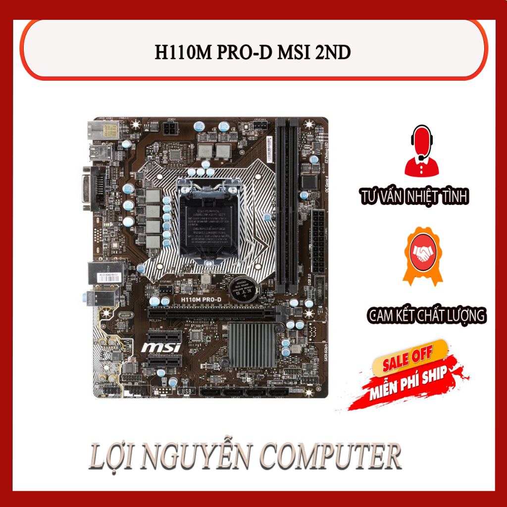 H110M PRO-D MSI 2ND (đã test kỹ)