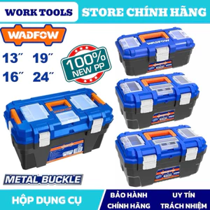 ĐỒ NGHỀ WADFOW hộp nhựa đựng dụng cụ 13" / 16" / 19" / 24" (khóa kim loại) WTB3319 / WTB3316 / WTB3313 / WTB3324