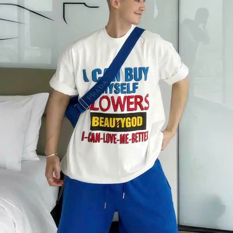 Áo thun Stee Cổ tròn I CAN BUY MYSELF Localbrand ICVCVNI Unisex Menwear Cotton