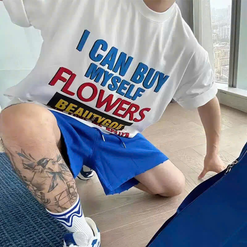 Áo thun Stee Cổ tròn I CAN BUY MYSELF Localbrand ICVCVNI Unisex Menwear Cotton