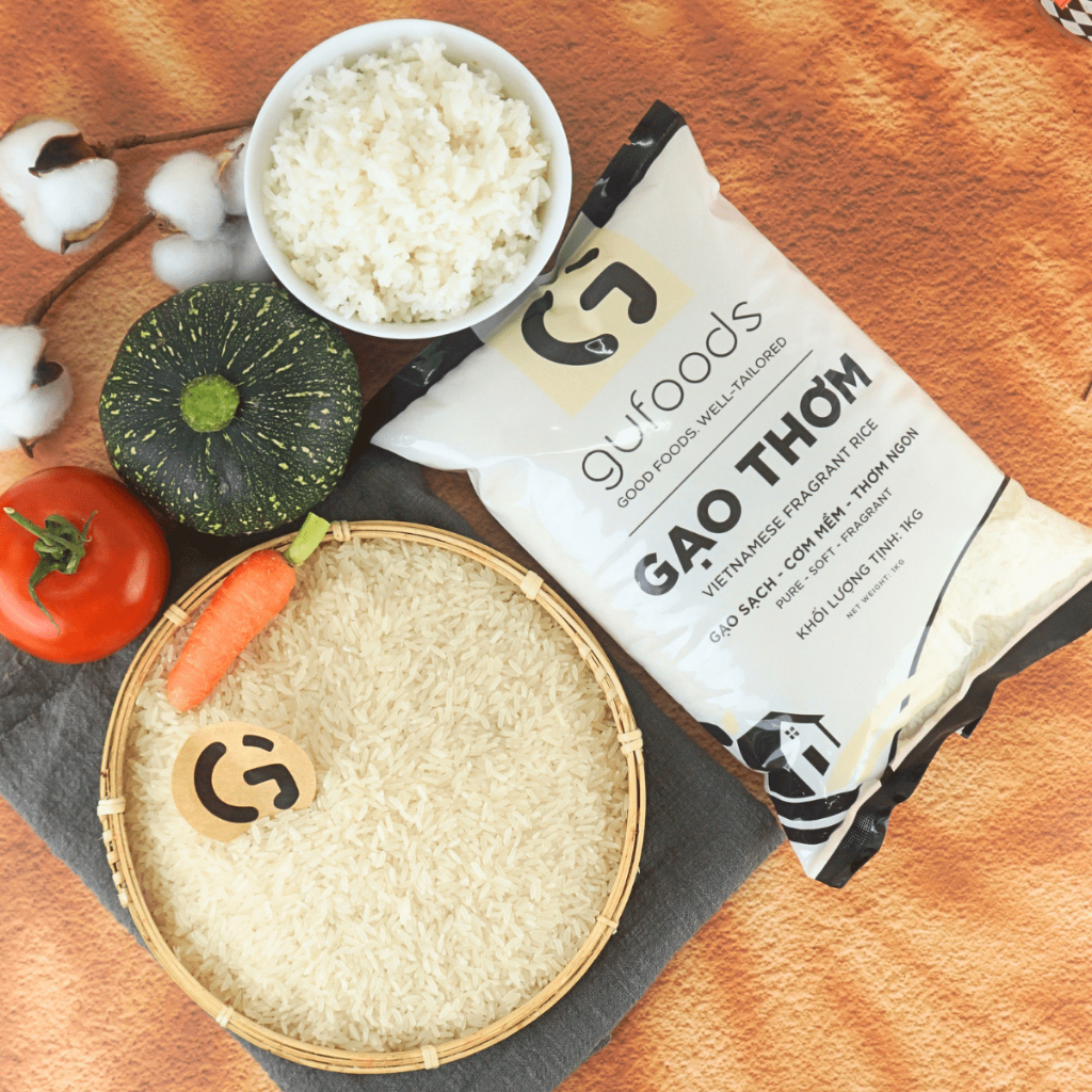 Ảnh Combo 3 túi Gạo sạch GUfoods (Mỗi túi 1kg) - Đài thơm / Japonica hữu cơ - Dẻo mềm, Thơm nhẹ, Ngon cơm 3