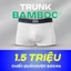 Combo 2 quần lót nam Trunk Bamboo kháng khuẩn Coolmate