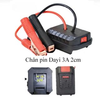 Kích Bình Ắc Quy Sử Dụng Chân Pin Phổ Thông Makita 4cm và Dayi 3A 2cm 12v Life Plus - KB01