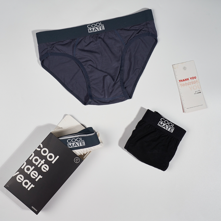 [TẶNG QUÀ ĐƠN 329K]Set 2 quần lót Bamboo Brief tam giác kháng khuẩn Coolmate