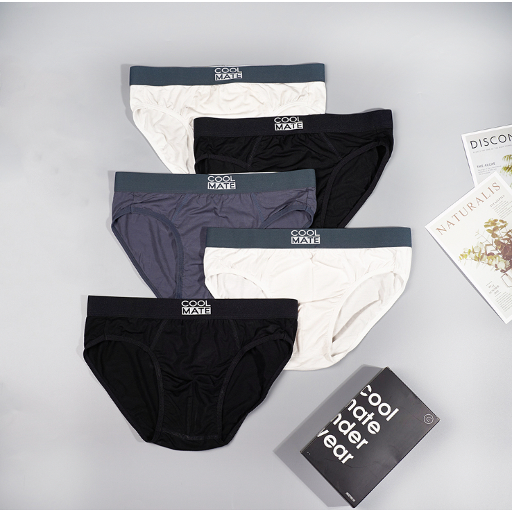 [TẶNG QUÀ ĐƠN 329K]Set 2 quần lót Bamboo Brief tam giác kháng khuẩn Coolmate
