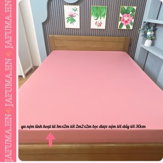 Grab giường thun lạnh Ý , ga giường nệm foam  JAFUMA cao cấp siêu mát | 1m 1m2 1m4 1m6 1m8 2m2 |
