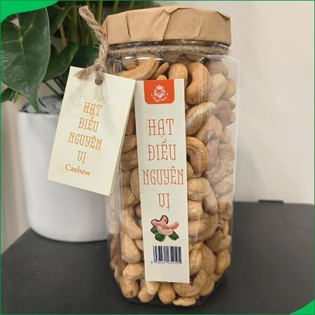 Hạt điều tách vỏ nguyên vị, nguyên hạt, hộp 500g