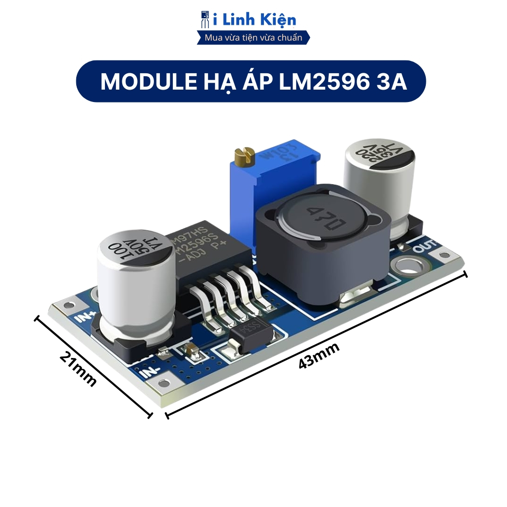 LM2596 Mạch hạ áp DC 3A LM2596S ilinhkien
