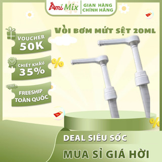 Vòi (Pump) Mứt Sệt 20ml | Định Lượng Chuẩn – Chống Kẹt – Tiện Lợi Cho Pha Chế