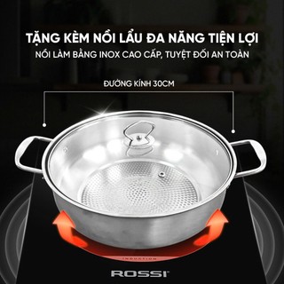 Bếp Từ Đơn Tân Á Đại Thành Rossi RS-1020CC01 Tặng Nồi Chính Hãng Bảo Hành 24 Tháng