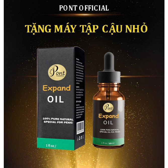 [ Tặng 1 máy tập DV ] Gel tăng kích thước cậu nhỏ Expand Oil titan, tăng size cậu bé, khử mùi hiệu quả lọ 10ml SD1000
