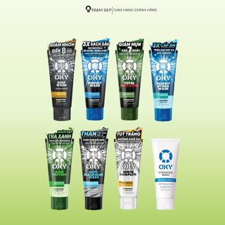 Kem Rửa Mặt OXY Làm Sạch Sâu Giảm Nhờn Deep Wash/Perfect Wash/Hydarting Wash/Oil Acne Wash (100g/tuýp)