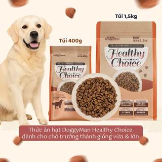 Thức Ăn Hạt Healthy Choice Dành Cho Chó Trưởng Thành Giống Vừa & Lớn 400gr/1kg