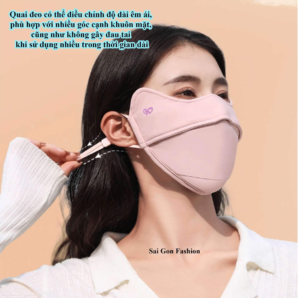 Khẩu Trang Chống Tia UV - Chống Nắng Cao Cấp cho Nam và Nữ