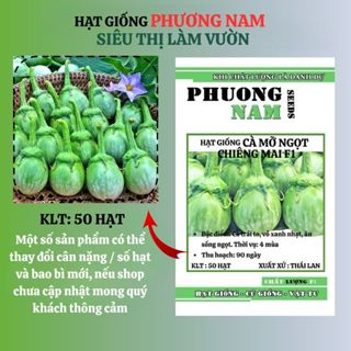 50 Hạt - Hạt Giống Cà Mỡ Ngọt Chiêng Mai F1 Phương Nam