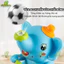 Đồ Chơi Con Voi Đánh Trống Thổi Bóng Lơ Lửng BỐ KHỦNG LONG Voi Ảo Thuật Đồ Chơi Nhảy Múa Cho Bé