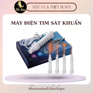 ( Ship Hoả Tốc TPHCM) Máy Điện Tím Sát Khuẩn Cầm Tay Sau Nặn Mụn Dùng Cho Spa TMV