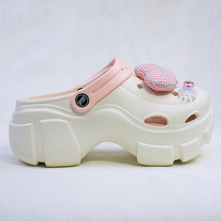 Dép cross nữ đế cao 7cm kèm 7 Sticker Cún Tim Bông Mita kiểu sandal CSM-16