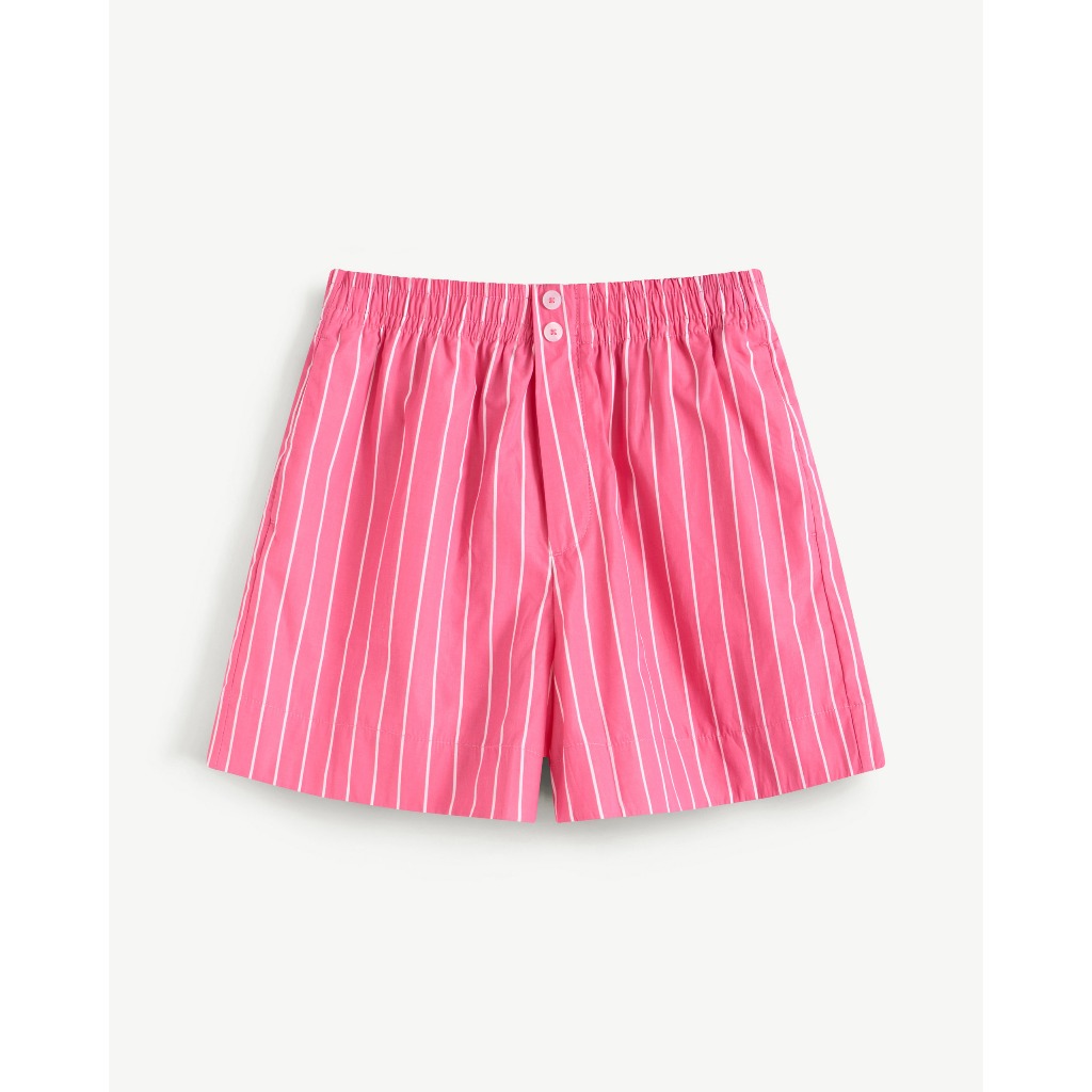 Ảnh Quần Short Nữ Kẻ Sọc Form Loose - Routine 10S25PSHW051 2