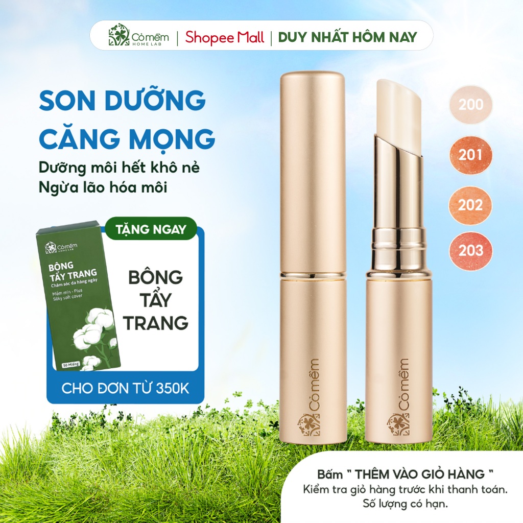Ảnh Son dưỡng môi Nhiên Cỏ Mềm chứa Maxilip giúp dưỡng ẩm cải thiện nếp nhăn và ngừa lão hoá môi 3g 1