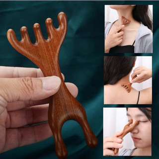 Lược Massage Gỗ Da Đầu giúp giảm căng thẳng, mệt mỏi