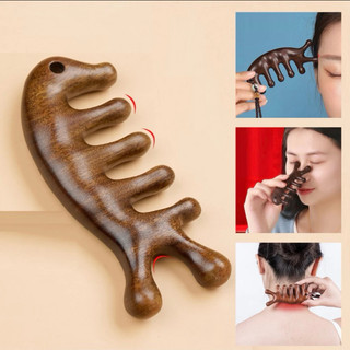 Lược Massage Gỗ Da Đầu giúp giảm căng thẳng, mệt mỏi