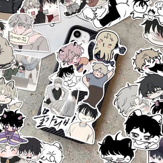 Sticker Boylove Hình Dán BL Meme Cute Niêm Phong Đồ Gói Card Xinh 65-80 Miếng Timo ST123
