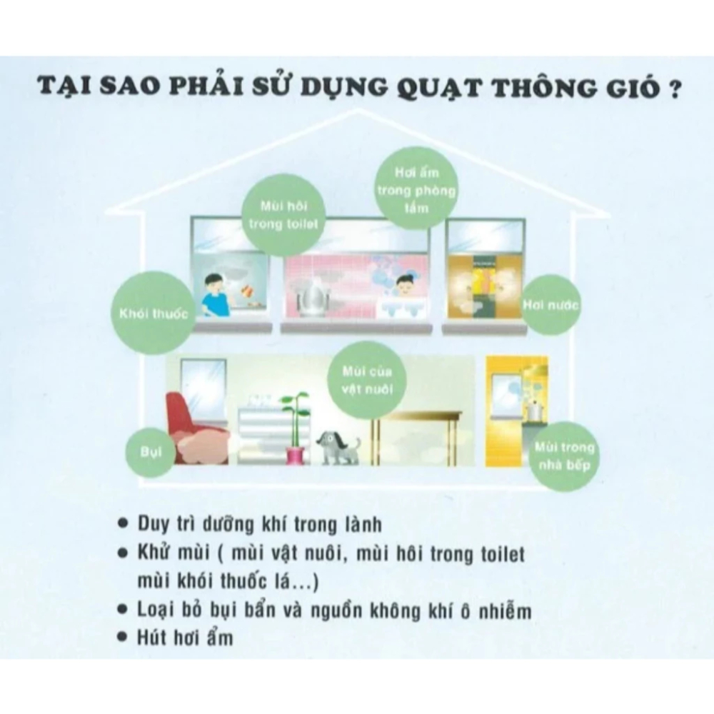 Quạt Hút Mùi Senko H250 Thông Gió 2 Chiều, Công Suất Lớn, Dễ Dàng Lắp Đặt Và Vệ Sinh, Bảo Hành 2 Năm