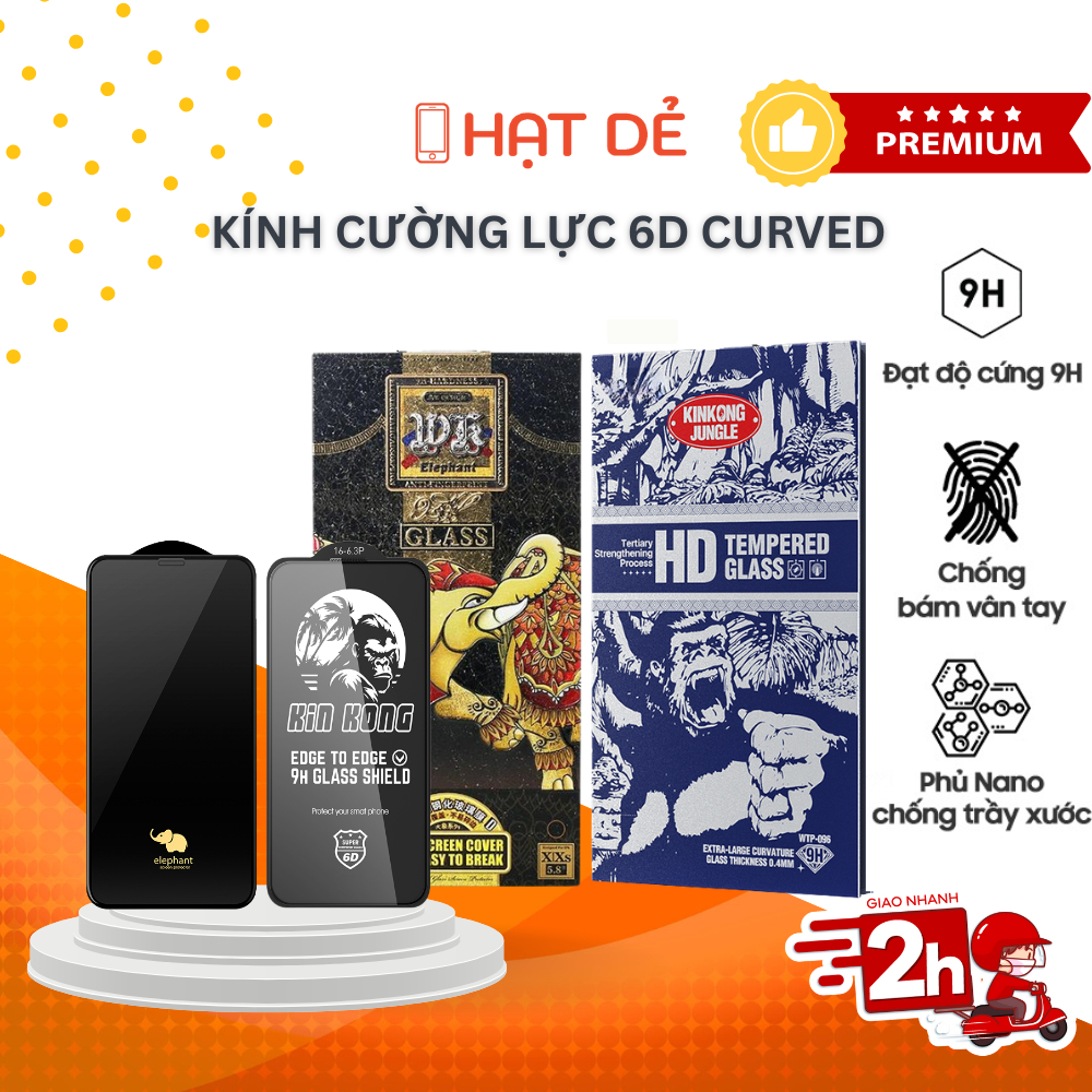 Kính Cường Lực 6D WK WTP-096/122 cho iphone 13/14/15/16/17/Pro/Plus/Pro Max - Phukienhatde