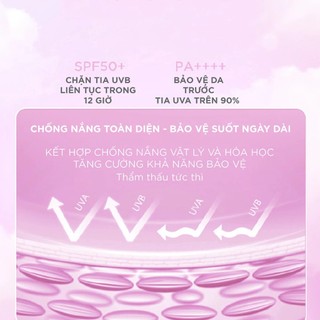[VHL] Xịt Chống Nắng Dưỡng Sáng Da Naris Parasola Fragrance UV Spray SPF50+ PA++++ 90g