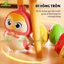 Đồ Chơi Gà Con Lắc Lư Cho Bé 1-2 Tuổi BỐ KHỦNG LONG Đồ Chơi Gà Nối Đuôi Vặn Cót Giúp Bé Vừa Chơi Vừa Học