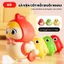 Đồ Chơi Gà Con Lắc Lư Cho Bé 1-2 Tuổi BỐ KHỦNG LONG Đồ Chơi Gà Nối Đuôi Vặn Cót Giúp Bé Vừa Chơi Vừa Học
