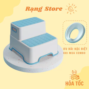 Ghế kê chân ghế bậc thang cho bé dứng đánh răng, ngồi toilet đa năng NEMBY