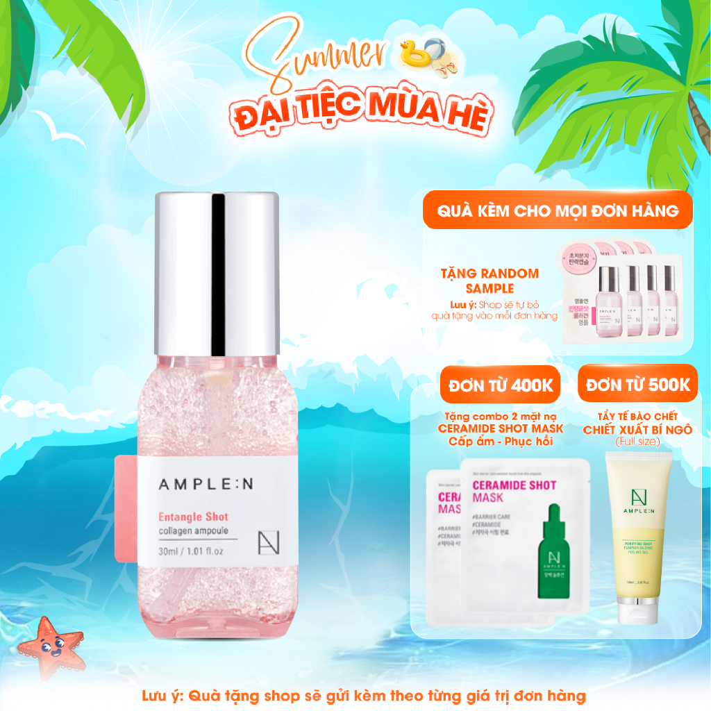 Ảnh Tinh chất collagen Ample:N Entangle Shot Collagen Ampoule 30ml 1