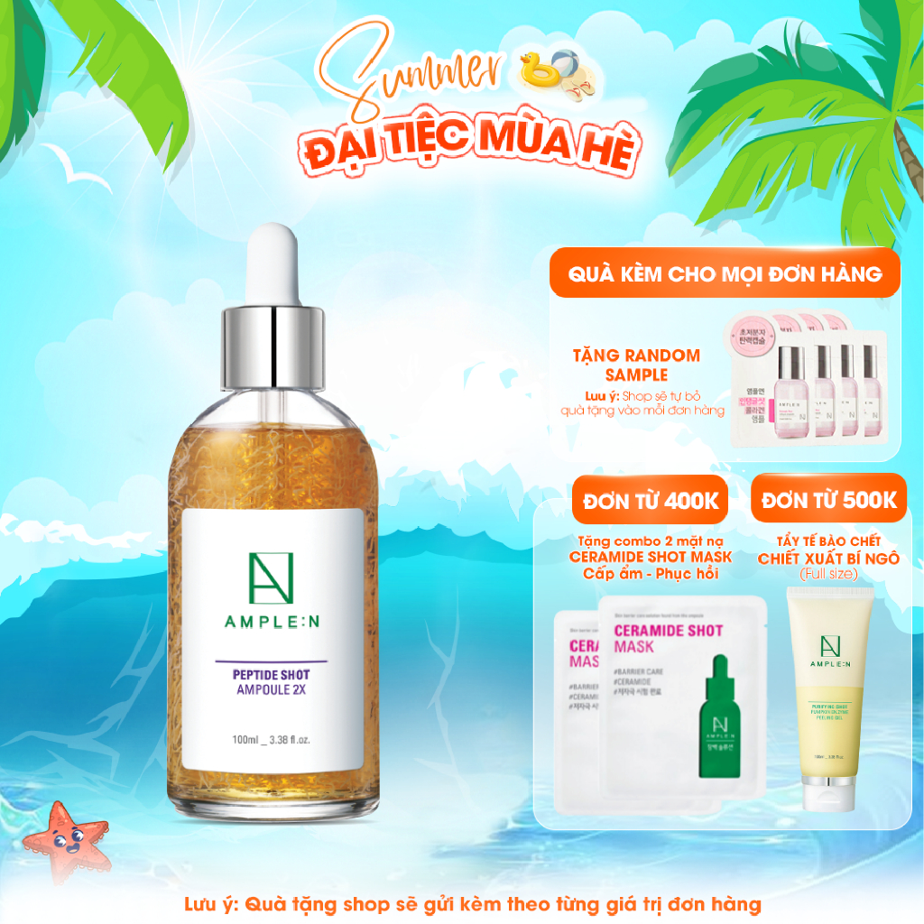 Ảnh Tinh Chất Chống Lão Hóa AMPLE:N Peptide Shot Ampoule 2X 100ML 1
